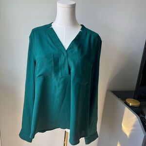 Nine West Deep Teal Blouse